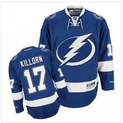 Tampa Bay Lightning #17 Alex Killorn Blue Stitched NHL Jersey