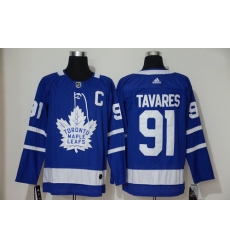 Maple Leafs 91 John Tavares Blue Adidas Jersey