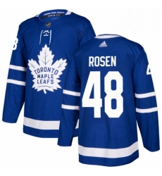 Youth Adidas Toronto Maple Leafs 48 Calle Rosen Authentic Royal Blue Home NHL Jersey 