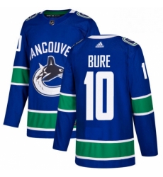 Mens Adidas Vancouver Canucks 10 Pavel Bure Premier Blue Home NHL Jersey 