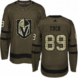 Youth Adidas Vegas Golden Knights 89 Alex Tuch Authentic Green Salute to Service NHL Jersey 