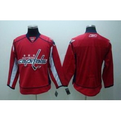 Youth KIDS Washington Capitals blank red jerseys