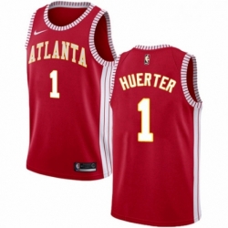 Womens Nike Atlanta Hawks 1 Kevin Huerter Swingman Red NBA Jersey Statement Edition 