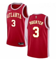 Womens Nike Atlanta Hawks 3 Kevin Huerter Swingman Red NBA Jersey Statement Edition 