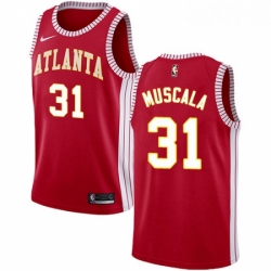 Womens Nike Atlanta Hawks 31 Mike Muscala Authentic Red NBA Jersey Statement Edition 