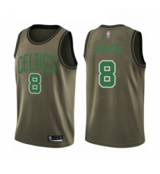 Youth Boston Celtics 8 Kemba Walker Swingman Green Salute to Service Basketball Jersey 