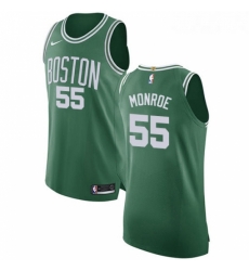 Youth Nike Boston Celtics 55 Greg Monroe Authentic GreenWhite No Road NBA Jersey Icon Edition 