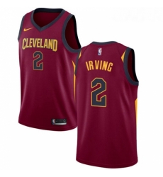 Youth Nike Cleveland Cavaliers 2 Kyrie Irving Swingman Maroon Road NBA Jersey Icon Edition