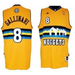 Men Denver Nuggets #8 Danilo Gallinari Revolution 30 Swingman Jersey