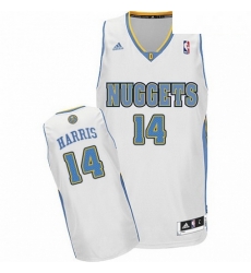 Mens Adidas Denver Nuggets 14 Gary Harris Swingman White Home NBA Jersey