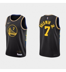 Men's Golden State Warriors #7 Patrick Baldwin Jr. 2022 Black Stitched Basketball Jersey