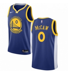 Mens Nike Golden State Warriors 0 Patrick McCaw Swingman Royal Blue Road NBA Jersey Icon Edition 