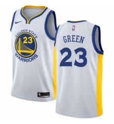 Womens Nike Golden State Warriors 23 Draymond Green Swingman White Home NBA Jersey Association Edition