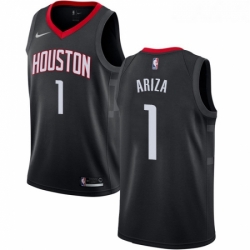 Womens Nike Houston Rockets 1 Trevor Ariza Authentic Black Alternate NBA Jersey Statement Edition