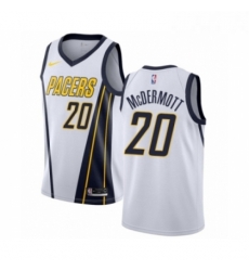 Womens Nike Indiana Pacers 20 Doug McDermott White Swingman Jersey Earned Edition 