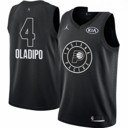 Youth Nike Jordan Indiana Pacers 4 Victor Oladipo Swingman Black 2018 All Star Game NBA Jersey 