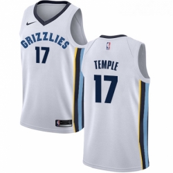 Youth Nike Memphis Grizzlies 17 Garrett Temple Swingman White NBA Jersey Association Edition 