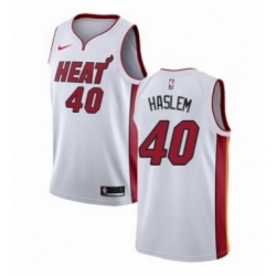 Youth Nike Miami Heat 40 Udonis Haslem Authentic NBA Jersey Association Edition