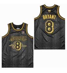 Men Legend 8 Kobe Bryant Cool Base Black Stitched Baskeball Jerseys