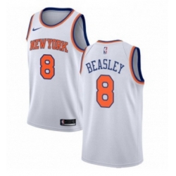 Youth Nike New York Knicks 8 Michael Beasley Authentic White NBA Jersey Association Edition 