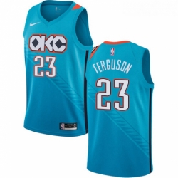 Youth Nike Oklahoma City Thunder 23 Terrance Ferguson Swingman Turquoise NBA Jersey City Edition 