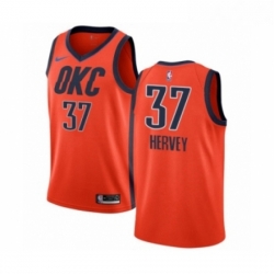 Youth Nike Oklahoma City Thunder 37 Kevin Hervey Orange Swingman Jersey Earned Edition 