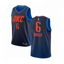 Youth Oklahoma City Thunder 6 Hamidou Diallo Swingman Navy Blue Basketball Jersey Statement Edition 