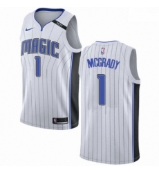 Mens Nike Orlando Magic 1 Tracy Mcgrady Authentic NBA Jersey Association Edition