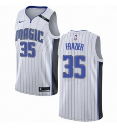 Mens Nike Orlando Magic 35 Melvin Frazier Authentic White NBA Jersey Association Edition 