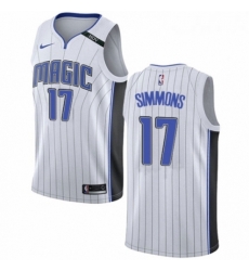 Womens Nike Orlando Magic 17 Jonathon Simmons Authentic NBA Jersey Association Edition 