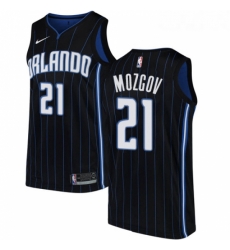 Womens Nike Orlando Magic 21 Timofey Mozgov Swingman Black NBA Jersey Statement Edition 