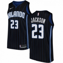 Womens Nike Orlando Magic 23 Justin Jackson Authentic Black NBA Jersey Statement Edition 