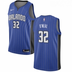 Youth Nike Orlando Magic 32 Shaquille ONeal Swingman Royal Blue Road NBA Jersey Icon Edition