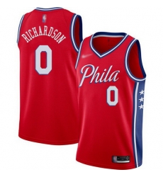 76ers  0 Josh Richardson Red Basketball Swingman Statement Edition 2019 2020 Jersey