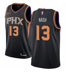 Mens Nike Phoenix Suns 13 Steve Nash Swingman Black Alternate NBA Jersey Statement Edition