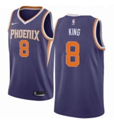 Womens Nike Phoenix Suns 8 George King Swingman Purple NBA Jersey Icon Edition 