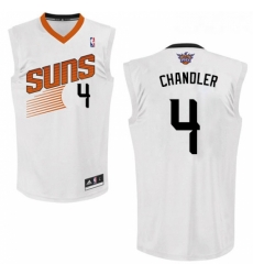 Youth Adidas Phoenix Suns 4 Tyson Chandler Authentic White Home NBA Jersey