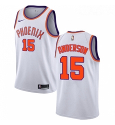 Youth Nike Phoenix Suns 15 Ryan Anderson Swingman White NBA Jersey Association Edition 