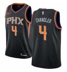 Youth Nike Phoenix Suns 4 Tyson Chandler Authentic Black Alternate NBA Jersey Statement Edition