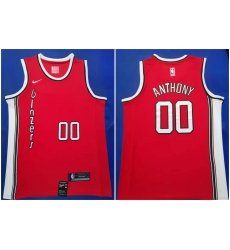 Blazers 00 Carmelo Anthony Red 2019 20 Nike Swingman Jersey