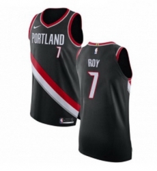 Womens Nike Portland Trail Blazers 7 Brandon Roy Authentic Black Road NBA Jersey Icon Edition