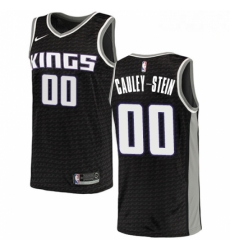 Mens Nike Sacramento Kings 0 Willie Cauley Stein Swingman Black NBA Jersey Statement Edition 