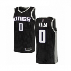 Mens Sacramento Kings 0 Trevor Ariza Authentic Black Basketball Jersey Statement Edition 