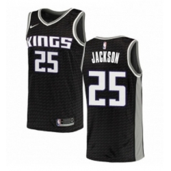 Womens Nike Sacramento Kings 25 Justin Jackson Swingman Black NBA Jersey Statement Edition 