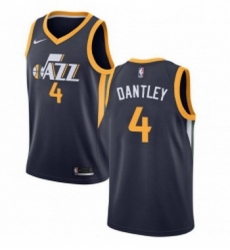 Womens Nike Utah Jazz 4 Adrian Dantley Swingman Navy Blue Road NBA Jersey Icon Edition