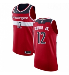 Mens Nike Washington Wizards 12 Kelly Oubre Jr Authentic Red Road NBA Jersey Icon Edition