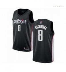 Mens Washington Wizards 8 Rui Hachimura Swingman Black Basketball Jersey City Edition 