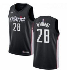 Youth Nike Washington Wizards 28 Ian Mahinmi Swingman Black NBA Jersey City Edition 