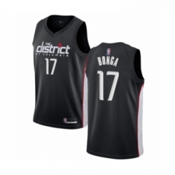 Youth Washington Wizards 17 Isaac Bonga Swingman Black Basketball Jersey City Edition 