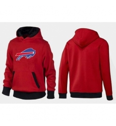 NFL Mens Nike Buffalo Bills Logo Pullover Hoodie RedBlack